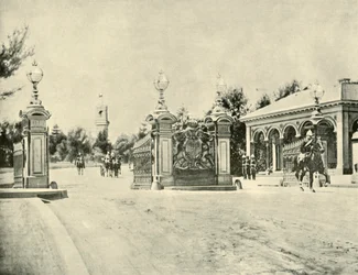 Eingang zum Regierungshaus, Melbourne, 1901