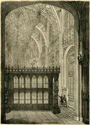 Eingang zur Kapelle von König Heinrich VII., 1881