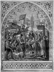 Einzug von Ludwig XI. von Frankreich in Troyes, 1462