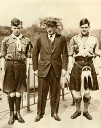 Ernest Shackleton mit James Marr und Norman Mooney, 1921, 1935