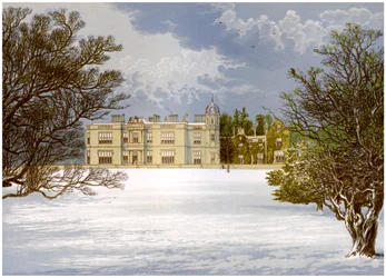 Eshton Hall, Yorkshire, Heimat von Baronet Wilson, ca. 1880