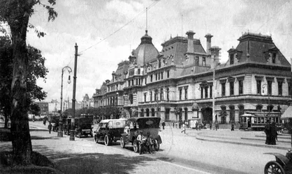 Estacion Constitucion, Buenos Aires, Argentinien, ca. 1920er Jahre