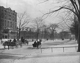 Euclid Avenue, Cleveland, Ohio, USA, ca. 1900