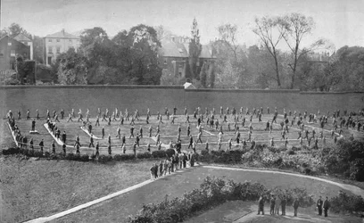 Übungshof im Holloway-Gefängnis, London