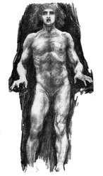 Faksimile aus dem Skizzenbuch von Hubert Herkomer, ca. 1880-1882