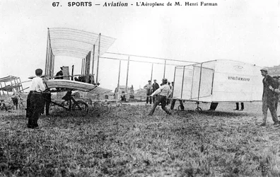 Farman-Doppeldecker Nr. 1, ca. 1912