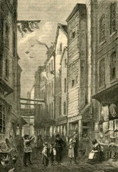 Field Lane um 1840