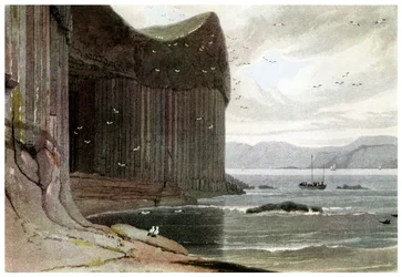 Fingals Höhle, Staffa, Äußere Hebriden, Schottland, 1814-1956
