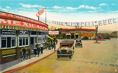 First und Main Streets, um 1939