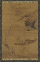 Fischen mit Kormoranen, Ming-Dynastie, 16. Jahrhundert