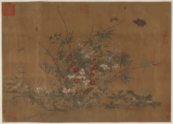 Blumen und Insekten, Ming-Dynastie, 15. Jahrhundert