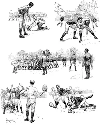 Fußballskizzen, 1887