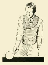 Vorhand-Halbvolley aufrecht, 1902