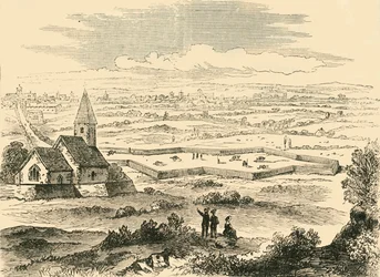 Befestigungen von Old St. Pancras, ca. 1876