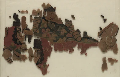 Vier Fragmente von einem Wandbehang: Athena Parthenon, 500er Jahre
