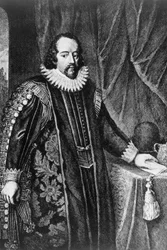 Francis Bacon, britischer Staatsmann und Essayist, spätes 16. - frühes 17. Jahrhundert