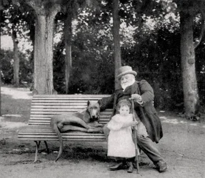 Francisque Sarcey, französischer Journalist und Theaterkritiker, 1895