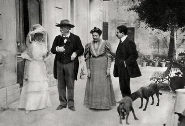 Frédéric Mistral, französischer Schriftsteller, 1906