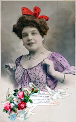 Französische Postkarte, um 1900