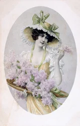 Französische Postkarte, um 1900