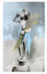 Französische Postkarte, ca. 1900