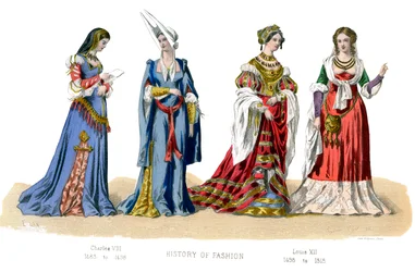 Französische Kostüme: Karl VIII., Ludwig XII., 1882