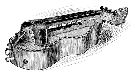Französische Drehleier oder Vielle, ca. 1750, 1901