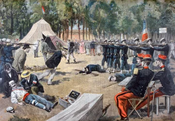 Französische Militärmanöver: Sanitäter