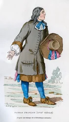 Französischer Bauer, 17. Jahrhundert