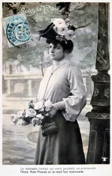 Französische Postkarte, um 1900