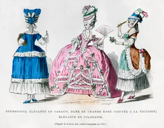 Französische Damenmode, 1780 1882-1884