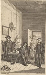 Frontispiz zu The Humours of Oxford, April 1730