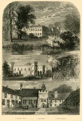 Fulham Palace im Jahr 1798, um 1878