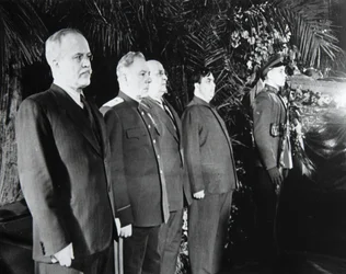 Beerdigung von Joseph Stalin, Moskau, UdSSR, März 1953
