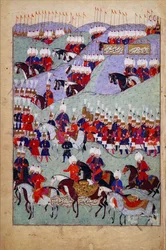 Beerdigung von Sultan Suleyman dem Prächtigen. Geschichte von Sultan Suleyman, 1579