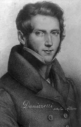 Gaetano Donizetti 1797-1848, italienischer Komponist, 20. Jahrhundert