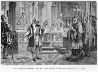 Galileo vor der Inquisition, Rom, 1633, 1870