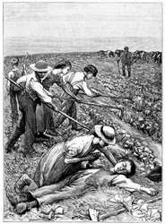 Gangsystem der Kinderarbeit, ca. 1885