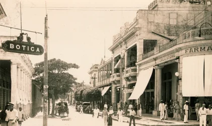Garcia-Straße, Guantanamo, Kuba, um 1900