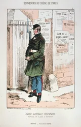 Garde Nationale Sedentaire, Belagerung von Paris, 1870-1871