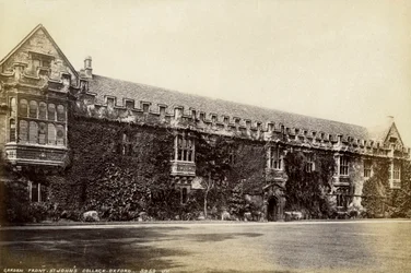 Gartenfront, St. Johns College, Oxford, Oxfordshire, spätes 19. oder frühes 20. Jahrhundert