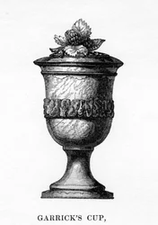 Garricks Becher, geschnitzt aus Shakespeares Maulbeerbaum, 18. Jahrhundert, 1840