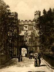 Tor des Trinity College, Cambridge, 1898