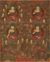 Versammlung von vier Buddhas