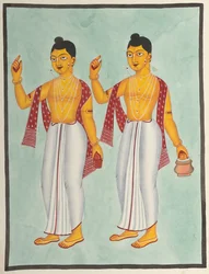 Gaur und Nitai, 1800er