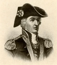 General Francis Marion, im Mantel mit hohem Kragen und Weste, um 1770, 1937