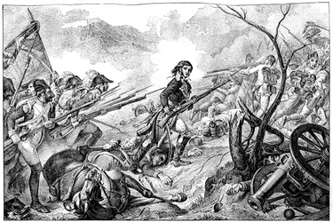 General Joubert in der Schlacht von Rivoli, 14. Januar 1797