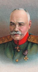 General Mikhail Vasiliyevich Alekseyev 1857-1918, General der kaiserlich russischen Armee, 1917