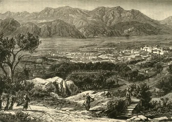 Gesamtansicht von Sparta, restauriert, 1890