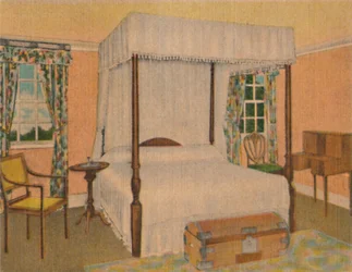 General Washingtons Schlafzimmer, 1946